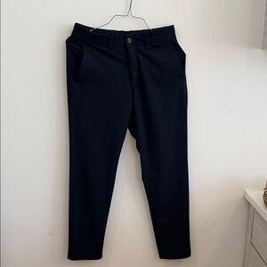 Zara Men's Dark Blue Chinos